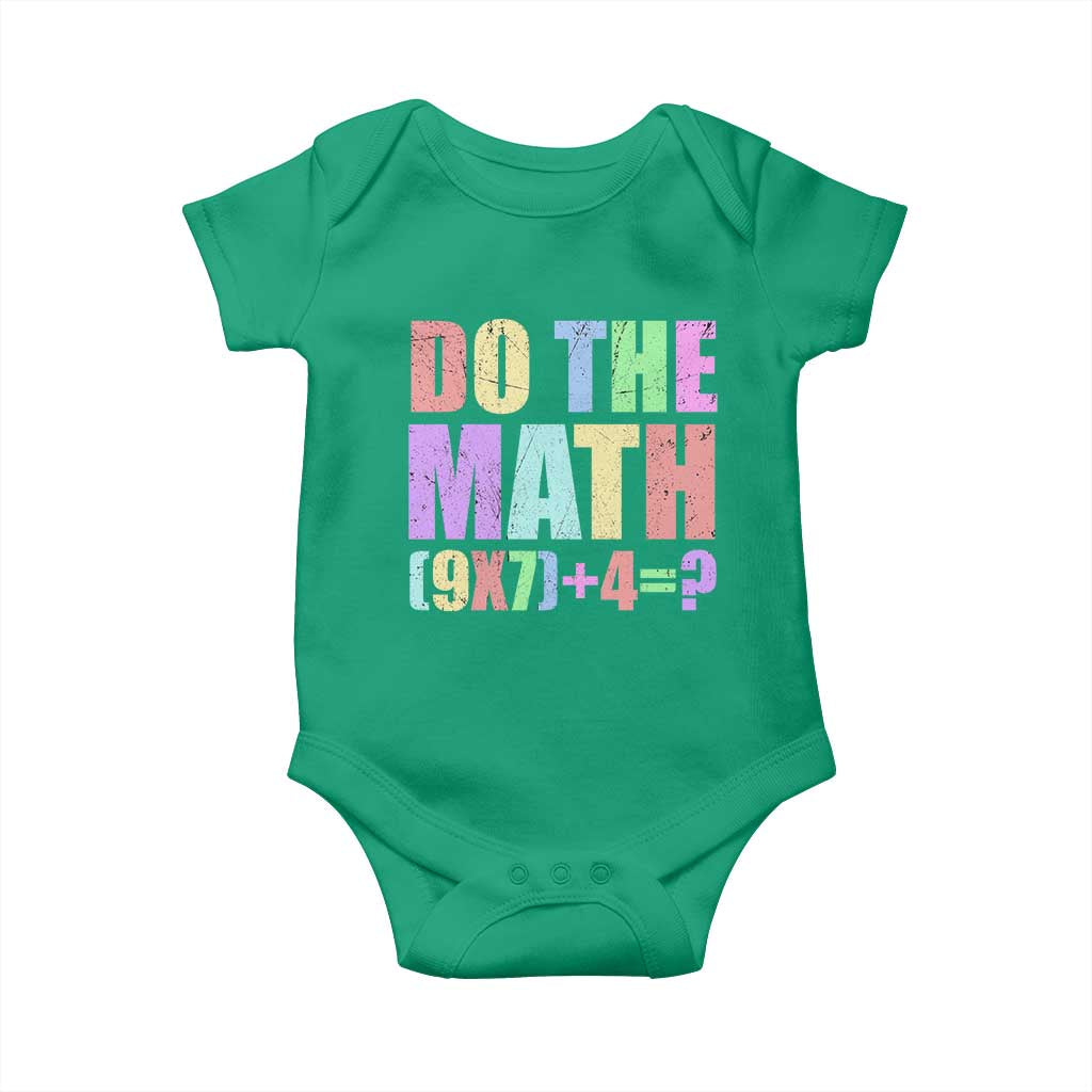 Funny Six Seven 6 7 Meme Teacher Baby Onesie Brainrot Girls Kids Teens TS10 Irish Green Print Your Wear