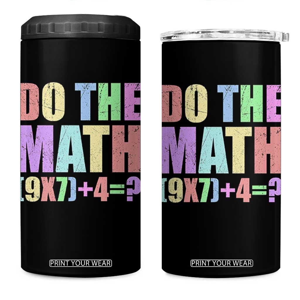 Funny Six Seven 6 7 Meme Teacher 4 in 1 Can Cooler Tumbler Brainrot Girls Kids Teens TS10 One Size: 16 oz Black Print Your Wear