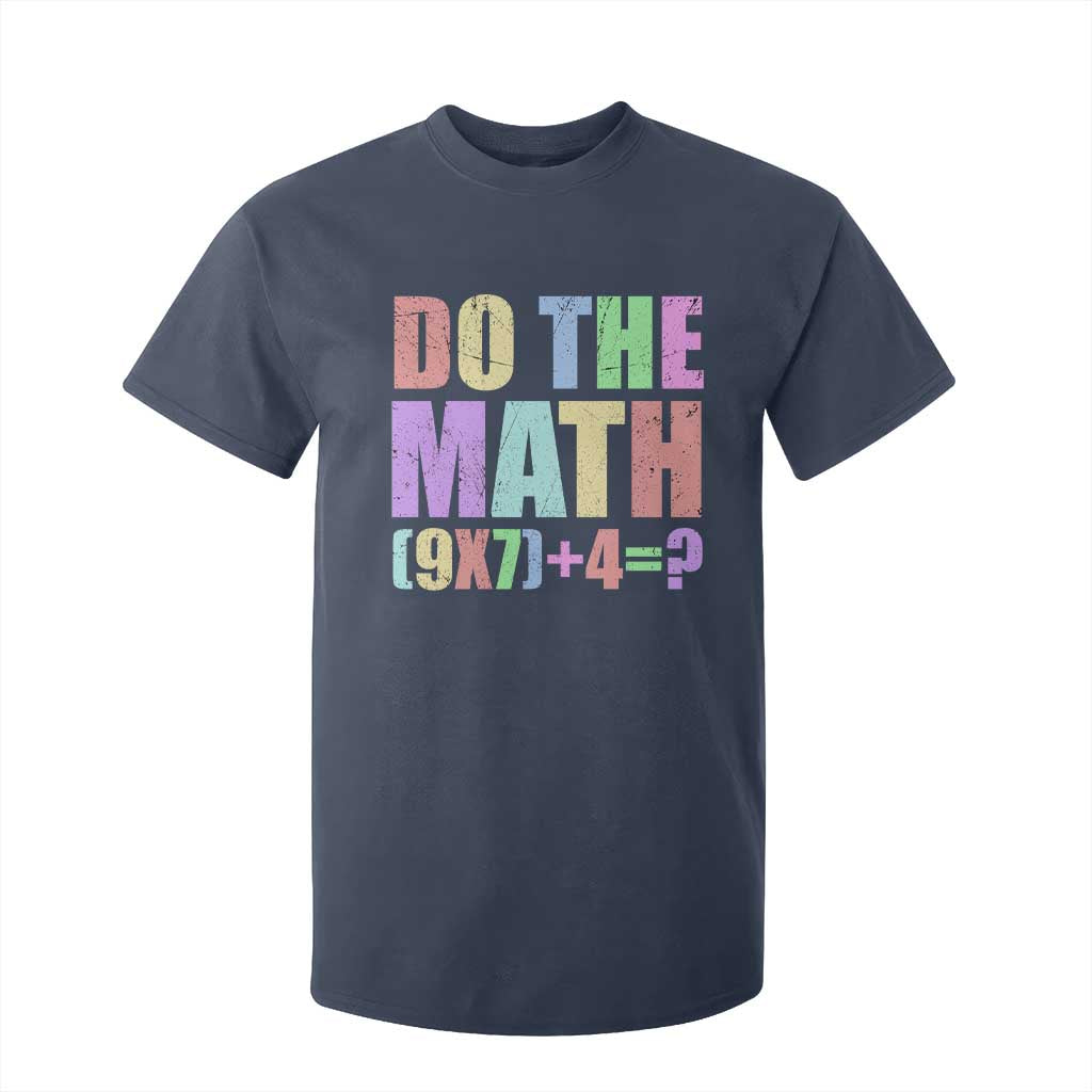 Funny Six Seven 6 7 Meme Teacher T Shirt For Kid Brainrot Girls Kids Teens TS10 Navy Print Your Wear