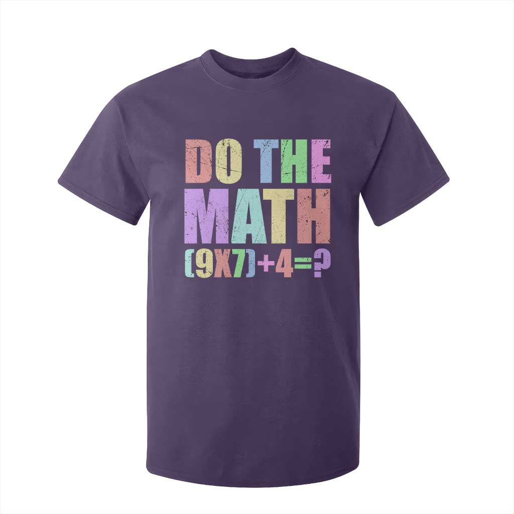 Funny Six Seven 6 7 Meme Teacher T Shirt For Kid Brainrot Girls Kids Teens TS10 Purple Print Your Wear
