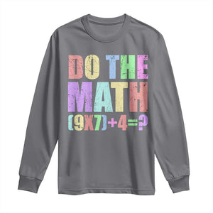 Funny Six Seven 6 7 Meme Teacher Long Sleeve Shirt Brainrot Girls Kids Teens TS10 Charcoal Print Your Wear