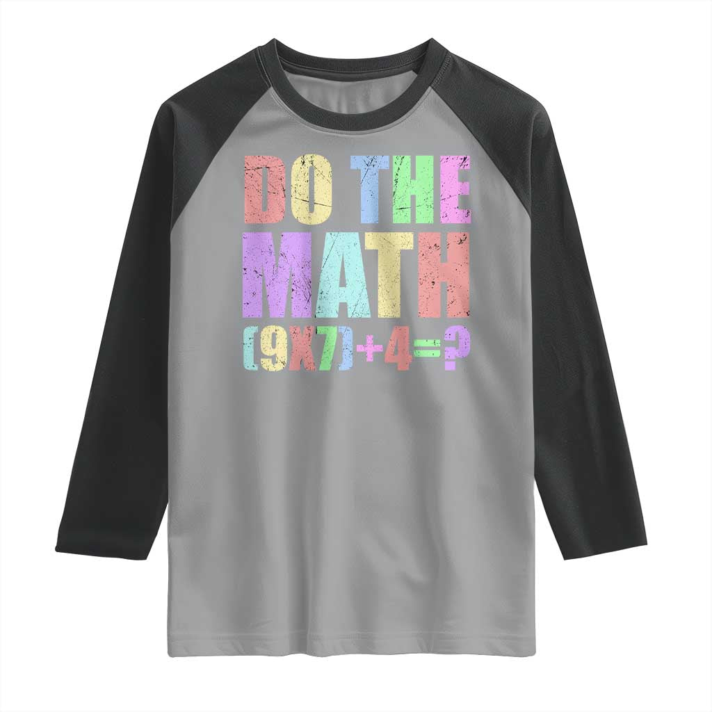 Funny Six Seven 6 7 Meme Teacher Raglan Shirt Brainrot Girls Kids Teens TS10 Sport Gray Black Print Your Wear