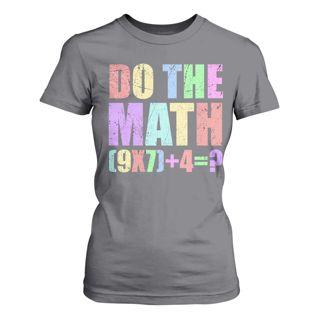 Funny Six Seven 6 7 Meme Teacher T Shirt For Women Brainrot Girls Kids Teens TS10 Charcoal Print Your Wear