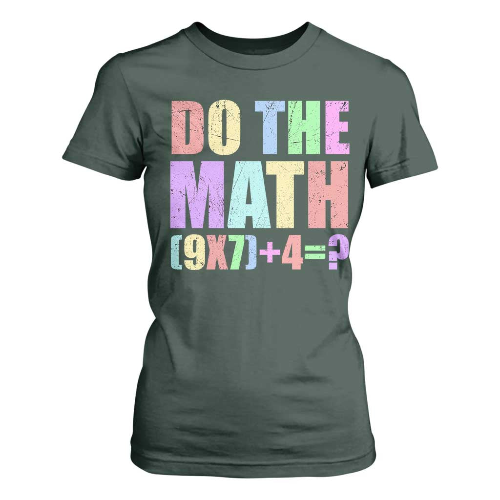 Funny Six Seven 6 7 Meme Teacher T Shirt For Women Brainrot Girls Kids Teens TS10 Dark Forest Green Print Your Wear