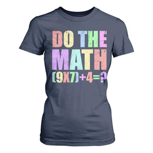 Funny Six Seven 6 7 Meme Teacher T Shirt For Women Brainrot Girls Kids Teens TS10 Navy Print Your Wear