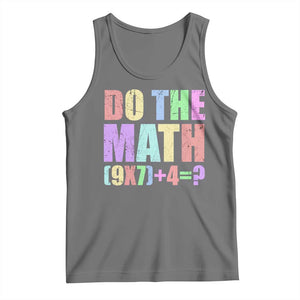 Funny Six Seven 6 7 Meme Teacher Tank Top Brainrot Girls Kids Teens TS10 Black Heather Print Your Wear