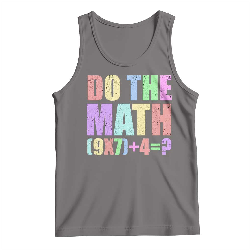 Funny Six Seven 6 7 Meme Teacher Tank Top Brainrot Girls Kids Teens TS10 Deep Heather Print Your Wear