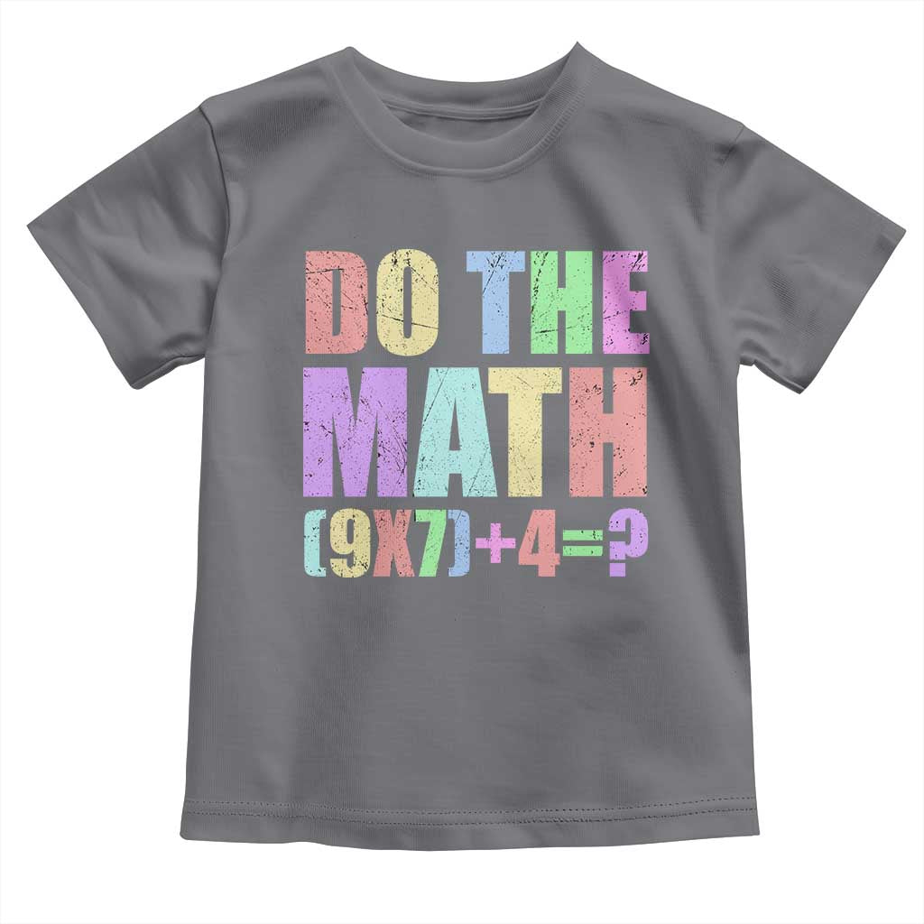 Funny Six Seven 6 7 Meme Teacher Toddler T Shirt Brainrot Girls Kids Teens TS10 Charcoal Print Your Wear