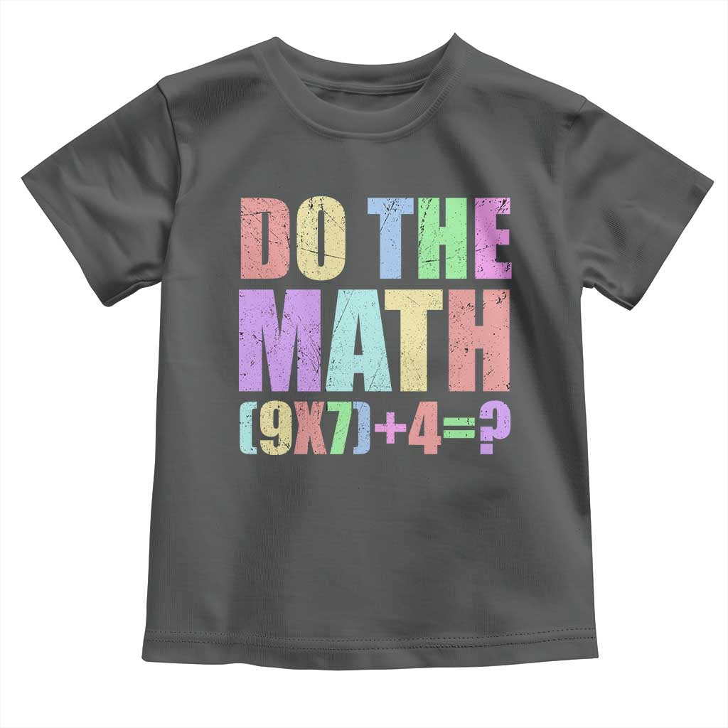 Funny Six Seven 6 7 Meme Teacher Toddler T Shirt Brainrot Girls Kids Teens TS10 Dark Heather Print Your Wear