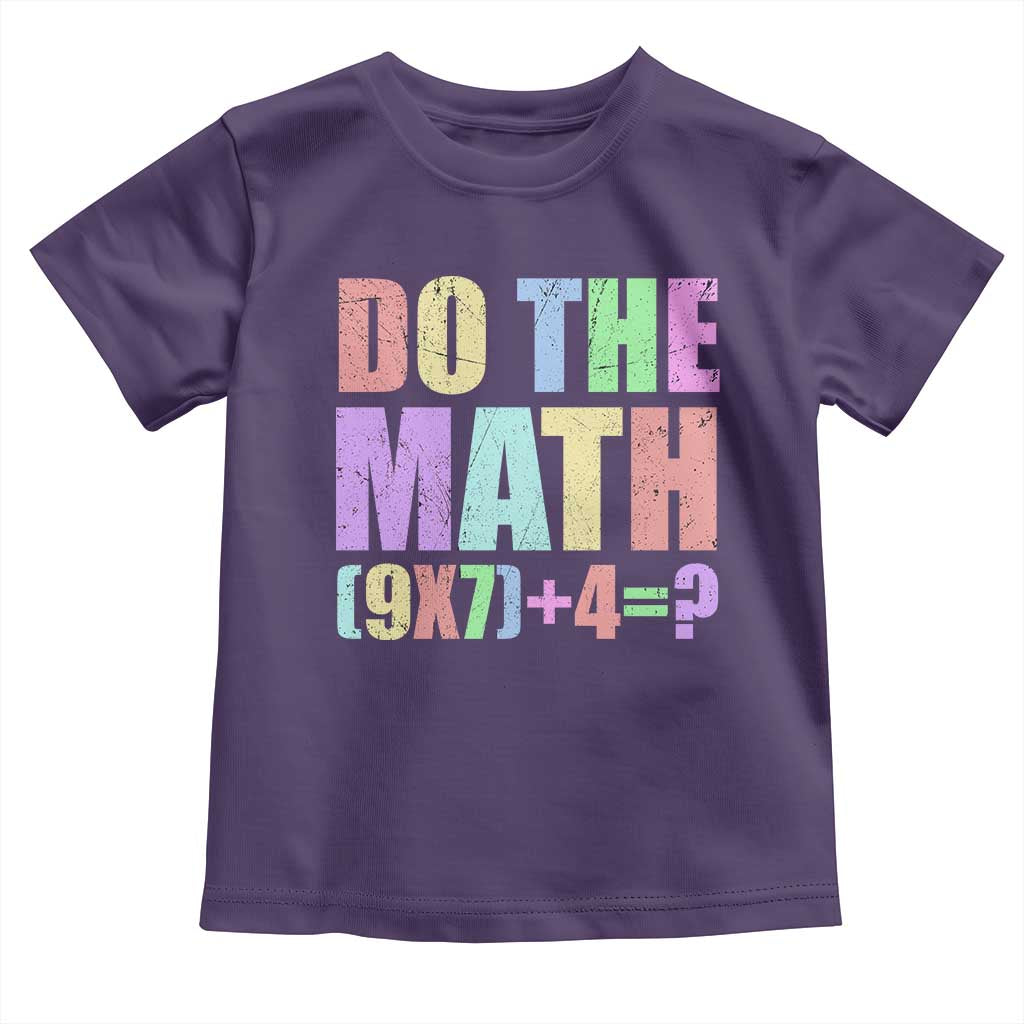 Funny Six Seven 6 7 Meme Teacher Toddler T Shirt Brainrot Girls Kids Teens TS10 Purple Print Your Wear