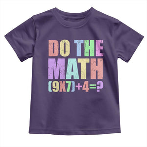 Funny Six Seven 6 7 Meme Teacher Toddler T Shirt Brainrot Girls Kids Teens TS10 Purple Print Your Wear