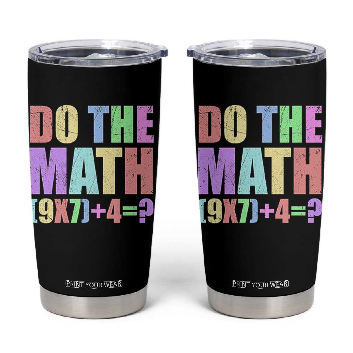 Funny Six Seven 6 7 Meme Teacher Tumbler Cup Brainrot Girls Kids Teens TS10 Black Print Your Wear