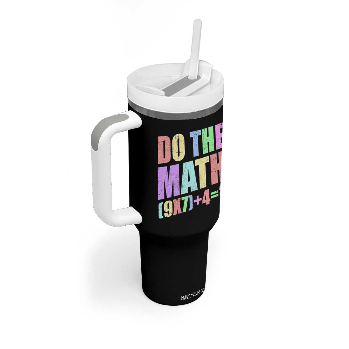 Funny Six Seven 6 7 Meme Teacher Tumbler With Handle Brainrot Girls Kids Teens TS10 Print Your Wear