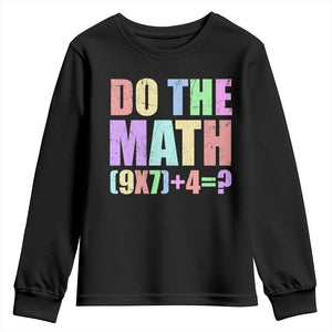 Funny Six Seven 6 7 Meme Teacher Youth Sweatshirt Brainrot Girls Kids Teens TS10 Black Print Your Wear