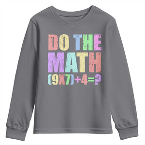 Funny Six Seven 6 7 Meme Teacher Youth Sweatshirt Brainrot Girls Kids Teens TS10 Charcoal Print Your Wear