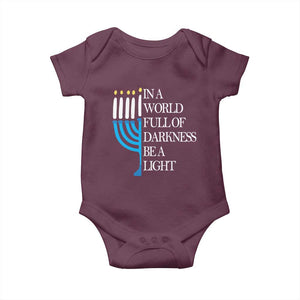 Happy Hanukkah Baby Onesie Jewish Video Game Gamer Hanukkah Chanukah TS10 Maroon Print Your Wear