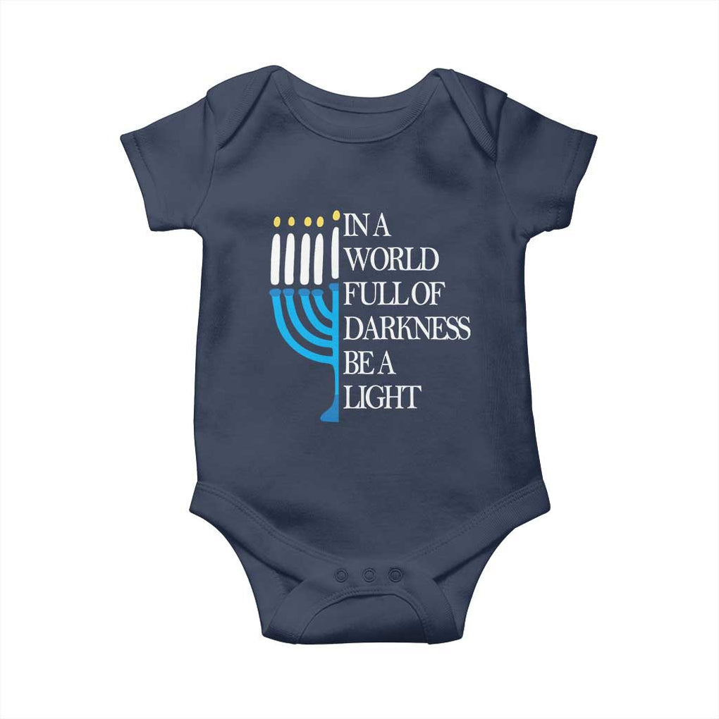 Happy Hanukkah Baby Onesie Jewish Video Game Gamer Hanukkah Chanukah TS10 Navy Print Your Wear