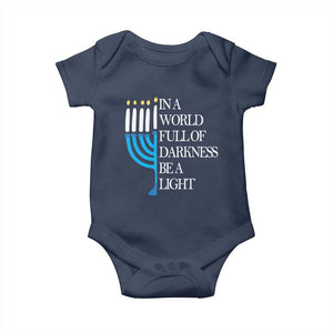 Happy Hanukkah Baby Onesie Jewish Video Game Gamer Hanukkah Chanukah TS10 Navy Print Your Wear