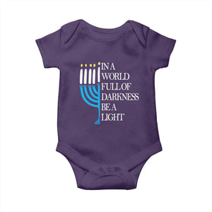 Happy Hanukkah Baby Onesie Jewish Video Game Gamer Hanukkah Chanukah TS10 Purple Print Your Wear