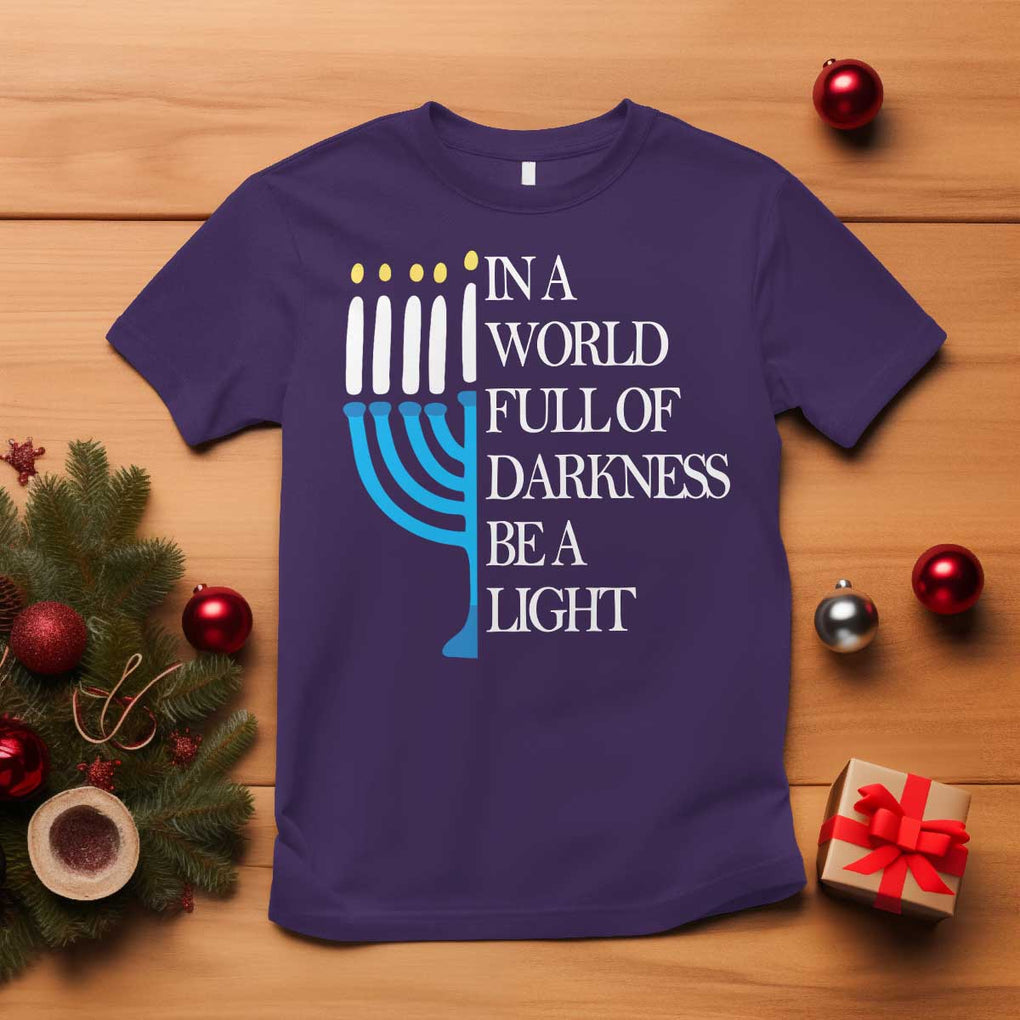 Happy Hanukkah T Shirt Jewish Video Game Gamer Hanukkah Chanukah TS10 Purple Print Your Wear