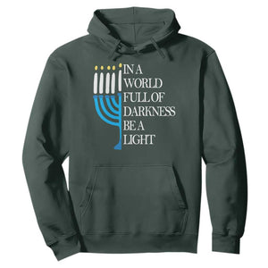Happy Hanukkah Hoodie Jewish Video Game Gamer Hanukkah Chanukah TS10 Dark Forest Green Print Your Wear