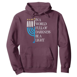 Happy Hanukkah Hoodie Jewish Video Game Gamer Hanukkah Chanukah TS10 Maroon Print Your Wear
