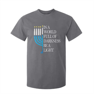 Happy Hanukkah T Shirt For Kid Jewish Video Game Gamer Hanukkah Chanukah TS10 Charcoal Print Your Wear
