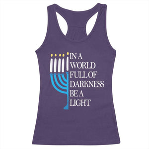 Happy Hanukkah Racerback Tank Top Jewish Video Game Gamer Hanukkah Chanukah TS10 Purple Print Your Wear