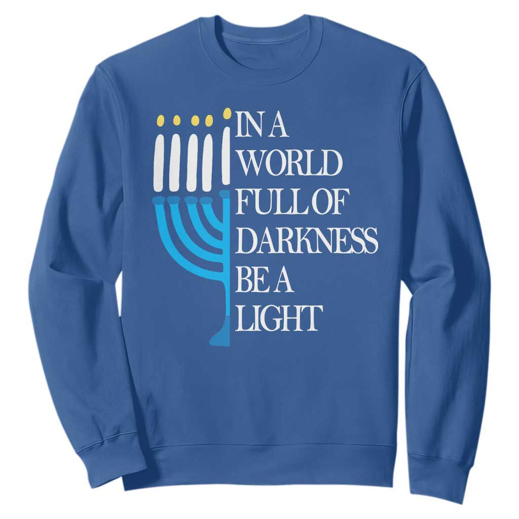 Happy Hanukkah Sweatshirt Jewish Video Game Gamer Hanukkah Chanukah TS10 Royal Blue Print Your Wear
