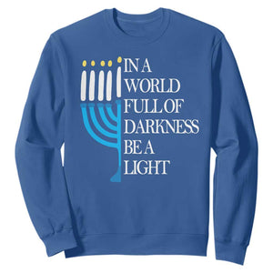 Happy Hanukkah Sweatshirt Jewish Video Game Gamer Hanukkah Chanukah TS10 Royal Blue Print Your Wear