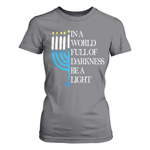 Happy Hanukkah T Shirt For Women Jewish Video Game Gamer Hanukkah Chanukah TS10 Charcoal Print Your Wear