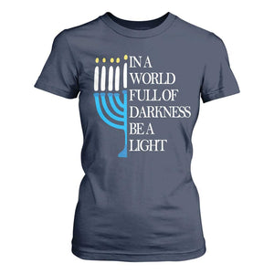 Happy Hanukkah T Shirt For Women Jewish Video Game Gamer Hanukkah Chanukah TS10 Navy Print Your Wear