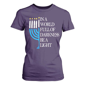 Happy Hanukkah T Shirt For Women Jewish Video Game Gamer Hanukkah Chanukah TS10 Purple Print Your Wear