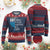 Happy Hanukkah Ugly Christmas Sweater Jewish Video Game Gamer Hanukkah Chanukah TS10 Burgundy Print Your Wear