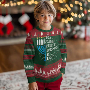 Happy Hanukkah Ugly Christmas Sweater Jewish Video Game Gamer Hanukkah Chanukah TS10 Christmas Print Your Wear