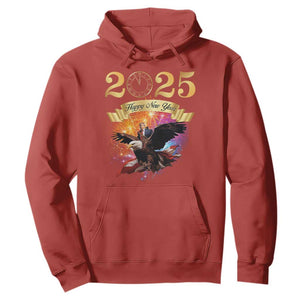 Trump Happy New Year 2025 Hoodie Support Trump Eagle USA President TS10 Red Print Your Wear