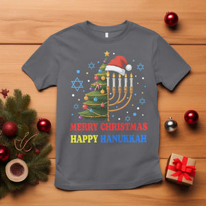 Merry Chrismukkah Happy Christmas Hanukkah T Shirt TS10 Charcoal Print Your Wear