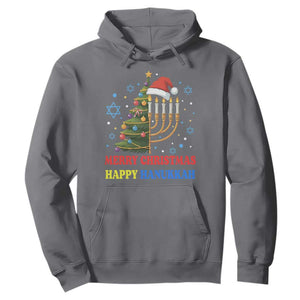 Merry Chrismukkah Happy Christmas Hanukkah Hoodie TS10 Charcoal Print Your Wear