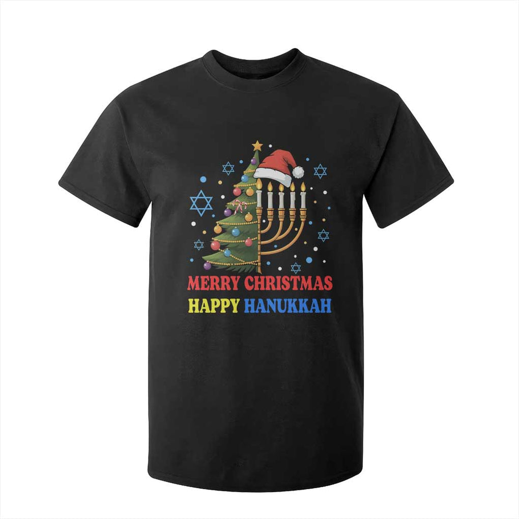 Merry Chrismukkah Happy Christmas Hanukkah T Shirt For Kid TS10 Black Print Your Wear