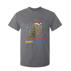 Merry Chrismukkah Happy Christmas Hanukkah T Shirt For Kid TS10 Charcoal Print Your Wear