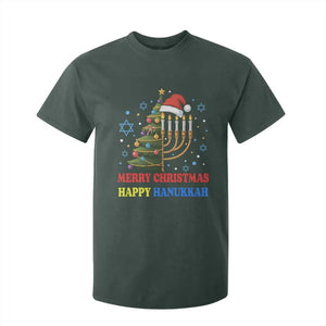 Merry Chrismukkah Happy Christmas Hanukkah T Shirt For Kid TS10 Dark Forest Green Print Your Wear