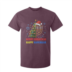 Merry Chrismukkah Happy Christmas Hanukkah T Shirt For Kid TS10 Maroon Print Your Wear