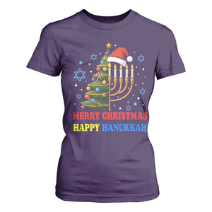 Merry Chrismukkah Happy Christmas Hanukkah T Shirt For Women TS10 Purple Print Your Wear