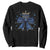 Happy Hanukkah Sweatshirt Coquette Hanukkah Bow Jewish Menorah TS10 Black Print Your Wear