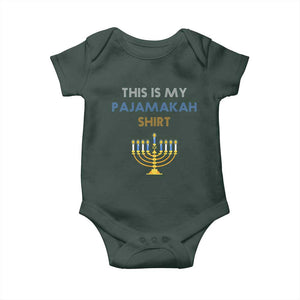 Funny Hanukkah Pajama Baby Onesie This is My Pajamakah Gift TS10 Print Your Wear