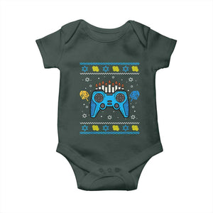 Happy Hanukkah Baby Onesie Jewish Video Game Gamer Ugly Hanukkah Chanukah TS10 Print Your Wear