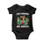 Mexico Christmas Trump Baby Onesie Feliz Navidad Mis Amigos Xmas Funny Trump Santa Ugly Christmas TS10 Black Print Your Wear