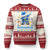 Happy Chrismukkah Merry Xmas Hanukkah Ugly Christmas Sweater Dabbing Santa Ugly Chanukah Jewish TS10 Red Print Your Wear
