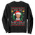Christmas Trump Sweatshirt Feliz Navidad Funny Trump Santa Hat Xmas Ugly TS10 Black Print Your Wear