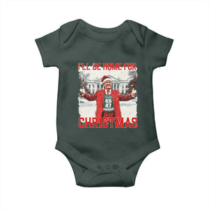 Christmas Trump Baby Onesie I'll Be Home For Christmas Daddy's Home TS10 Print Your Wear